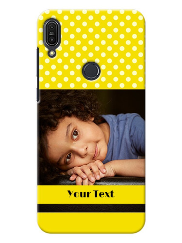 Custom Asus Zenfone Max Pro M1 Bright Yellow Mobile Case Design