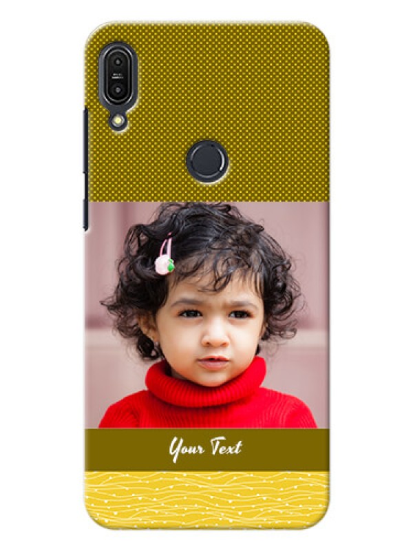 Custom Asus Zenfone Max Pro M1 Simple Green Colour Mobile Case Design