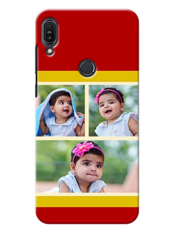 Custom Asus Zenfone Max Pro M1 Multiple Picture Upload Mobile Cover Design