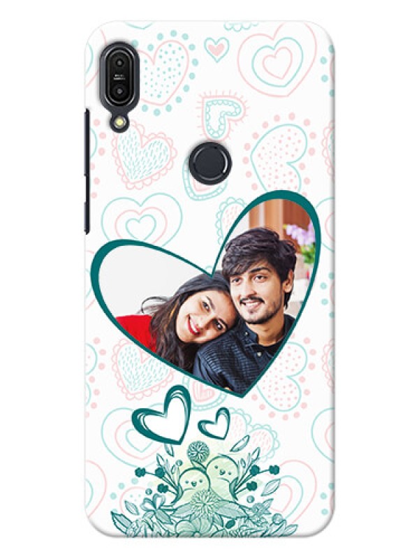 Custom Asus Zenfone Max Pro M1 Couples Picture Upload Mobile Case Design