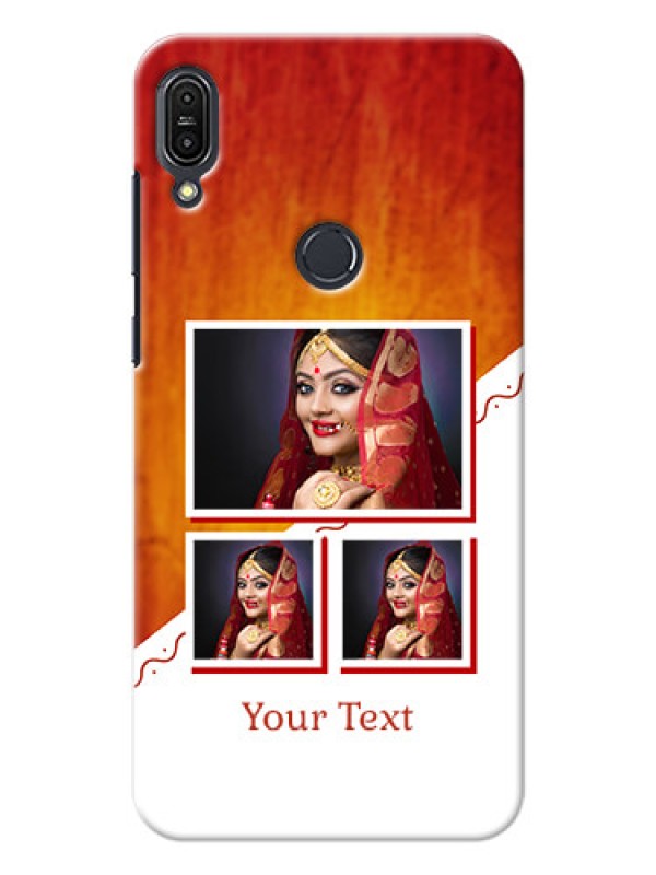 Custom Asus Zenfone Max Pro M1 Wedding Memories Mobile Cover Design
