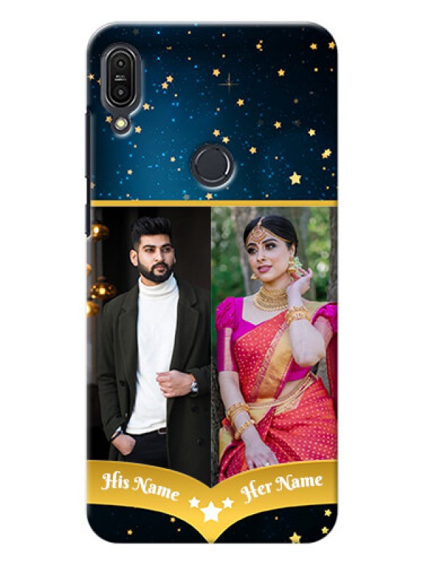 Custom Asus Zenfone Max Pro M1 2 image holder with galaxy backdrop and stars  Design