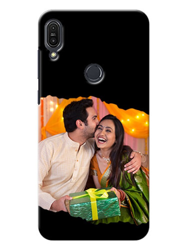 Custom zenfone Max Pro M1 Custom Phone Covers: Tear-off Design