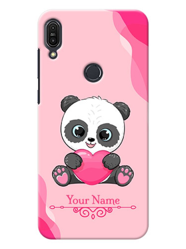 Custom zenfone Max Pro M1 Mobile Back Covers: Cute Panda Design
