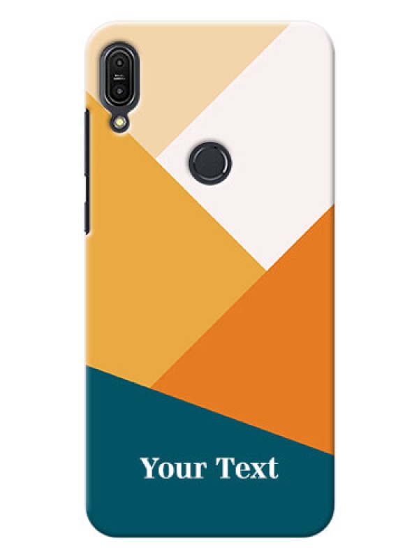 Custom zenfone Max Pro M1 Custom Phone Cases: Stacked Multi-colour Design