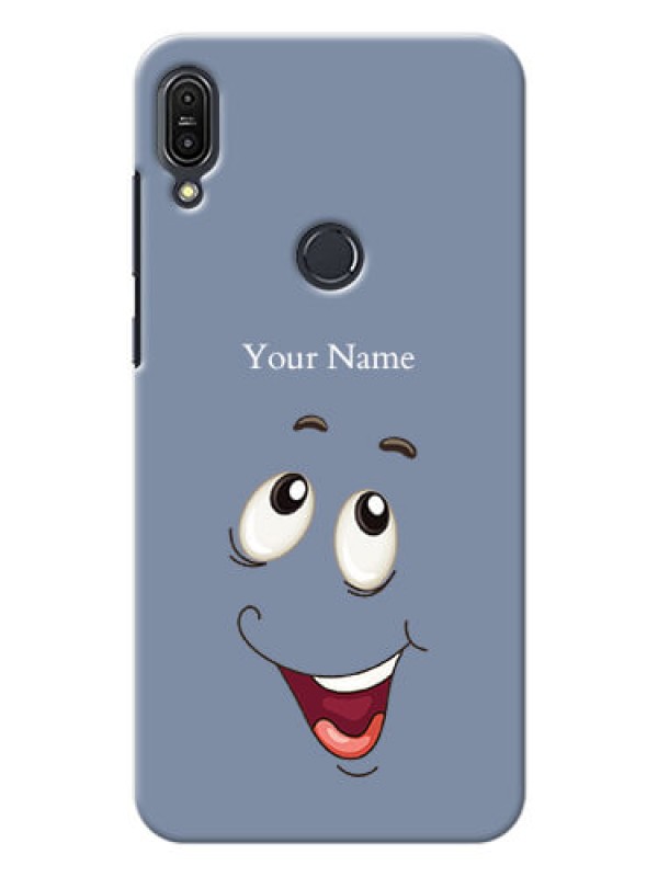 Custom zenfone Max Pro M1 Phone Back Covers: Laughing Cartoon Face Design