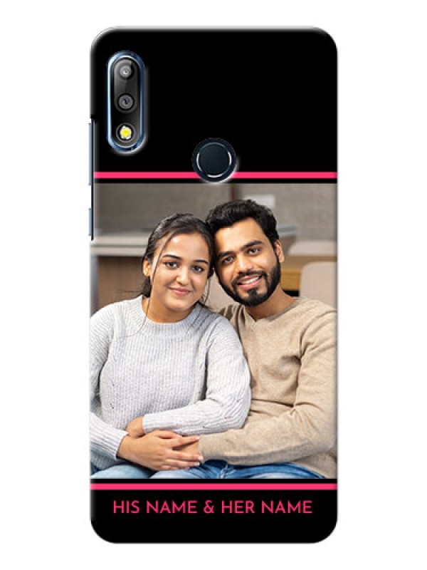 Custom Zenfone Max Pro M2 Mobile Covers With Add Text Design