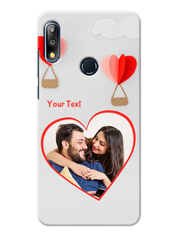 Custom Zenfone Max Pro M2 Phone Covers: Parachute Love Design