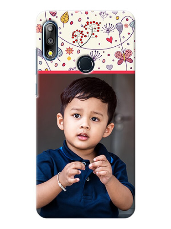 Custom Zenfone Max Pro M2 phone back covers: Premium Floral Design