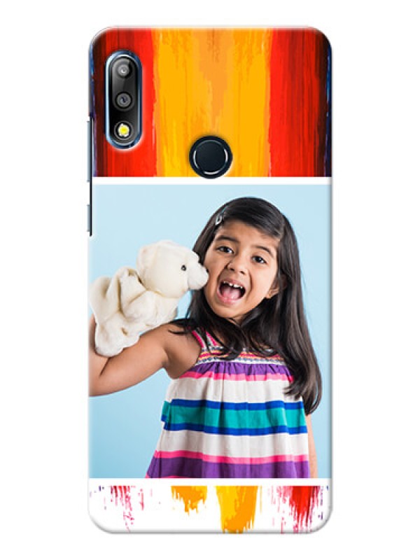 Custom Zenfone Max Pro M2 custom phone covers: Multi Color Design