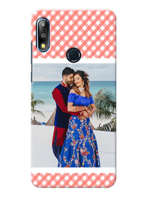 Custom Zenfone Max Pro M2 custom mobile cases: Pink Pattern Design