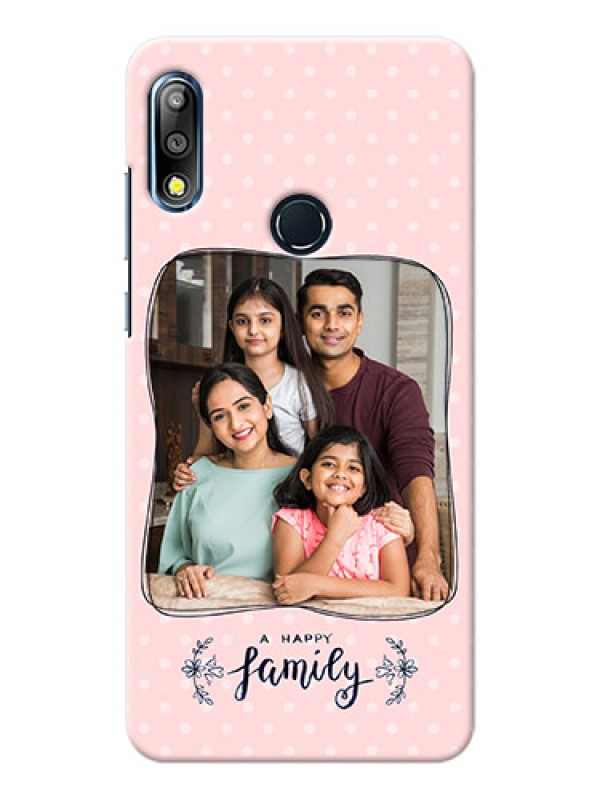 Custom Zenfone Max Pro M2 Personalized Phone Cases: Family with Dots Design