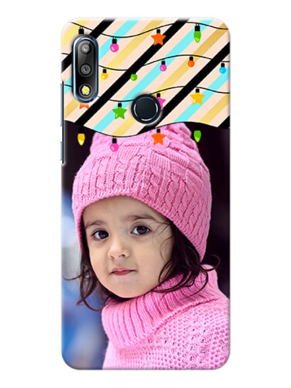 Custom Zenfone Max Pro M2 Personalized Mobile Covers: Lights Hanging Design