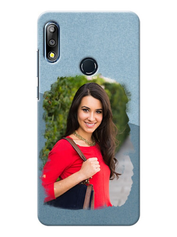 Custom Zenfone Max Pro M2 custom mobile phone covers: Grunge Line Art Design