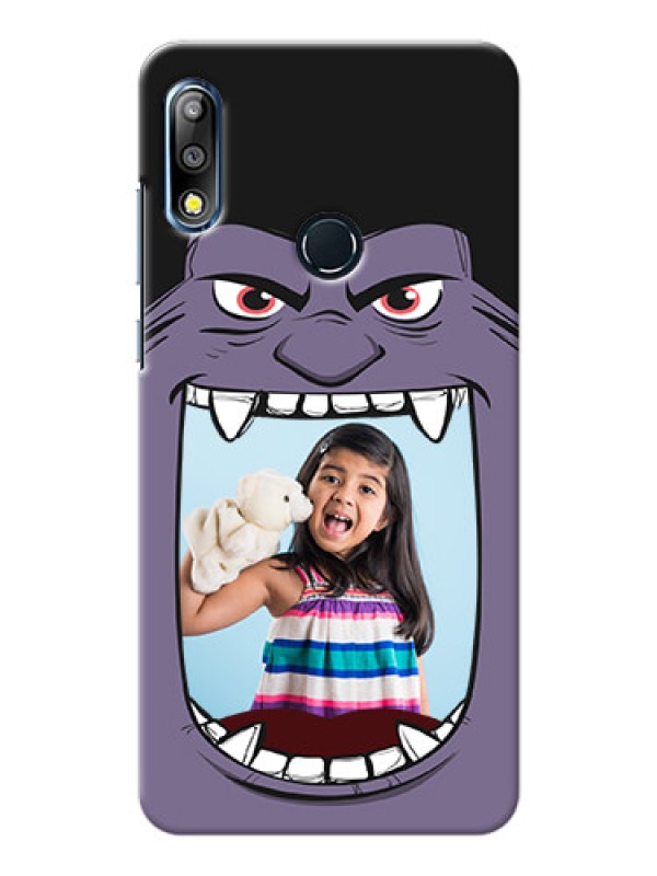 Custom Zenfone Max Pro M2 Personalised Phone Covers: Angry Monster Design