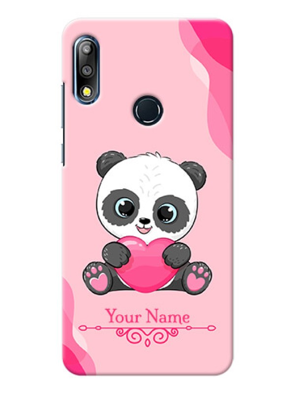 Custom zenfone Max Pro M2 Mobile Back Covers: Cute Panda Design