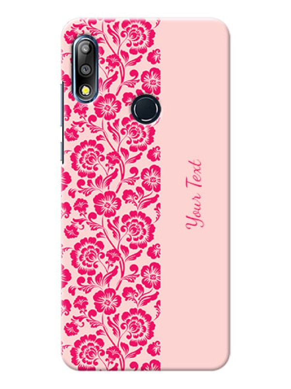 Custom zenfone Max Pro M2 Phone Back Covers: Attractive Floral Pattern Design
