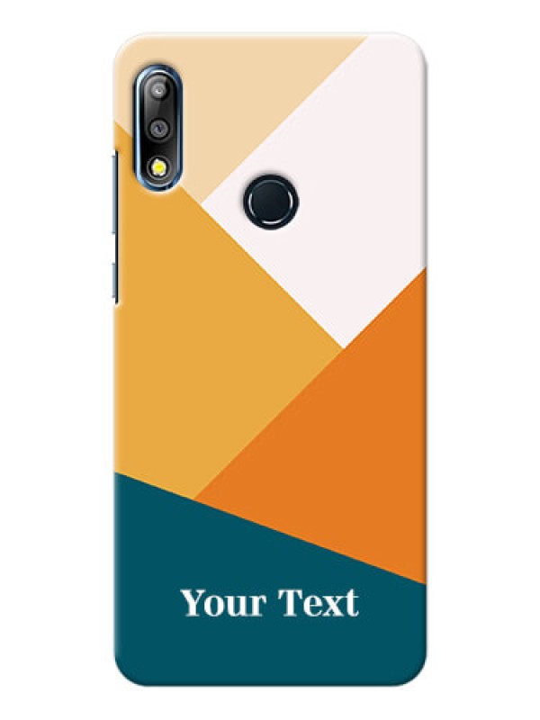 Custom zenfone Max Pro M2 Custom Phone Cases: Stacked Multi-colour Design