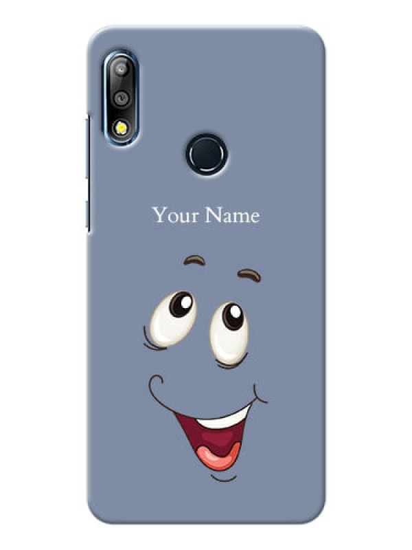Custom zenfone Max Pro M2 Phone Back Covers: Laughing Cartoon Face Design
