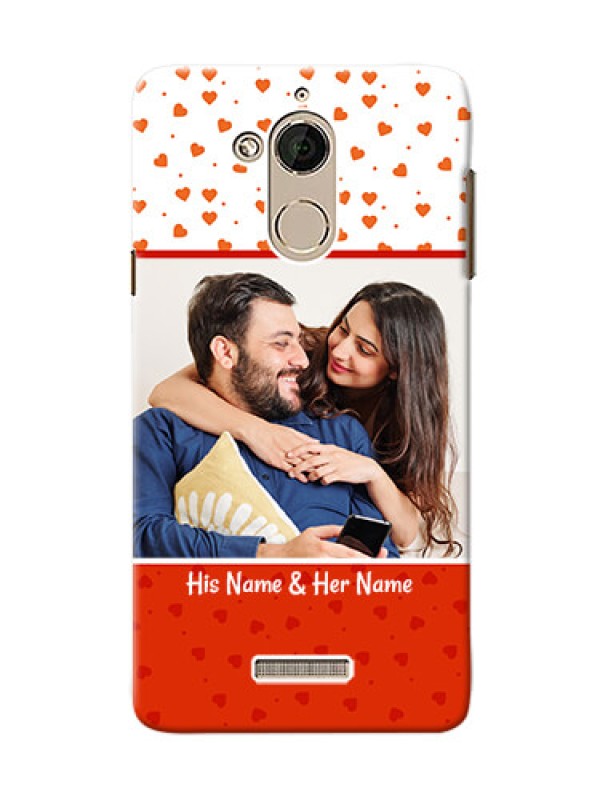 Custom Coolpad Note 5 Orange Love Symbol Mobile Cover Design
