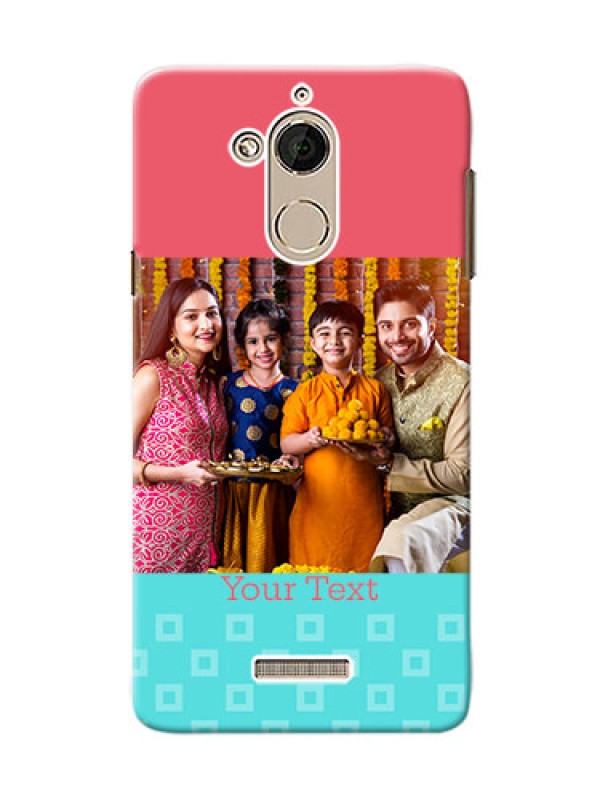 Custom Coolpad Note 5 Pink And Blue Pattern Mobile Case Design