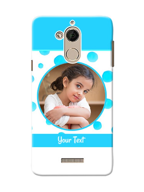Custom Coolpad Note 5 Blue Bubbles Pattern Mobile Cover Design