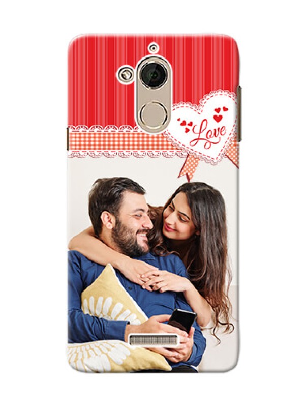 Custom Coolpad Note 5 Red Pattern Mobile Cover Design