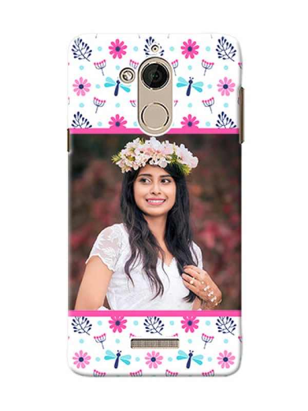 Custom Coolpad Note 5 Colourful Flowers Mobile Cover Design