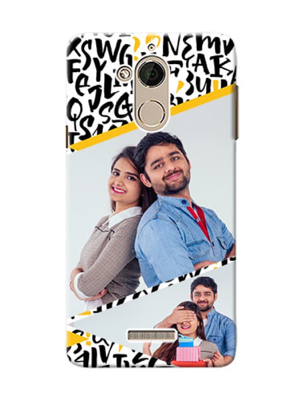 Custom Coolpad Note 5 2 image holder with letters pattern  Design