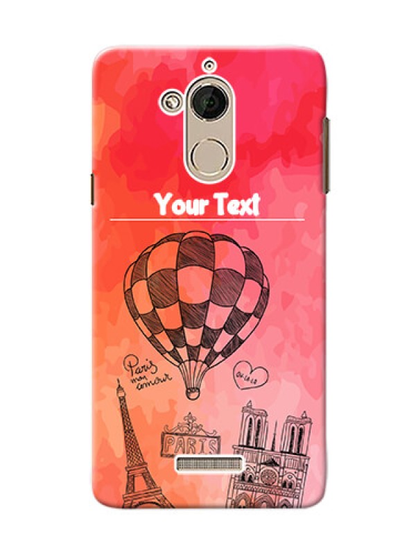 Custom Coolpad Note 5 abstract painting with paris theme Design