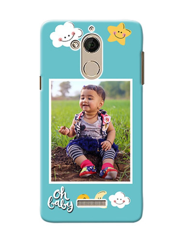 Custom Coolpad Note 5 kids frame with smileys and stars Design