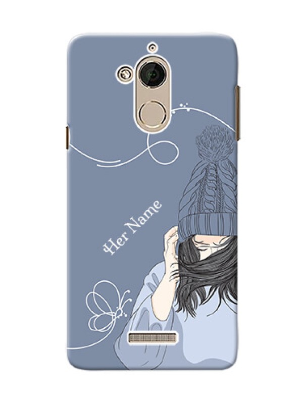 Custom Coolpad Note 5 Custom Mobile Case with Girl in winter outfit Design