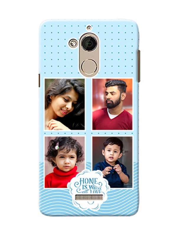 Custom Coolpad Note 5 Custom Phone Covers: Cute love quote with 4 pic upload Design