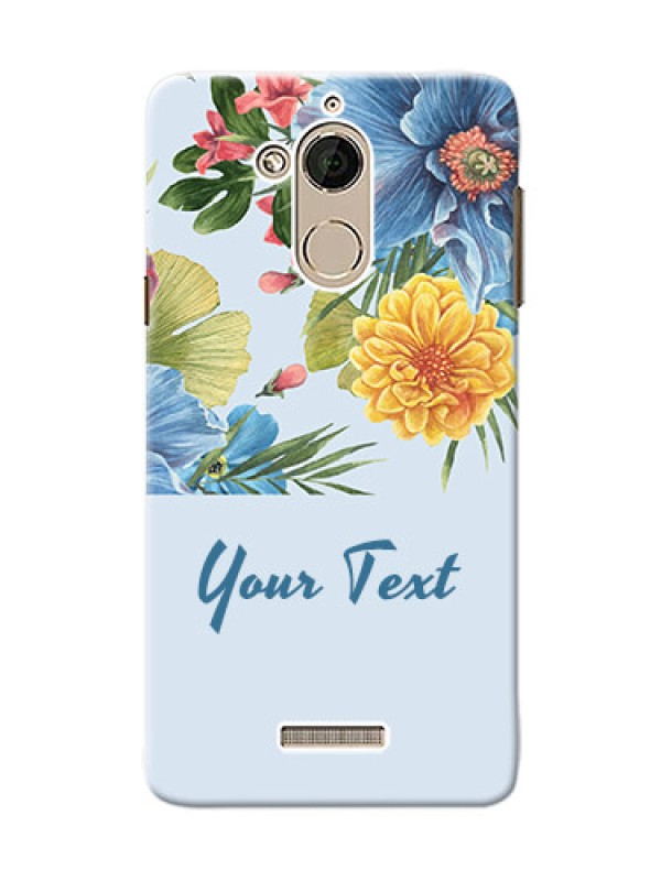 Custom Coolpad Note 5 Custom Phone Cases: Stunning Watercolored Flowers Painting Design