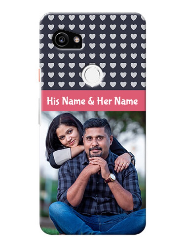 Custom Google Pixel 2 XL Custom Mobile Case with Love Symbols Design
