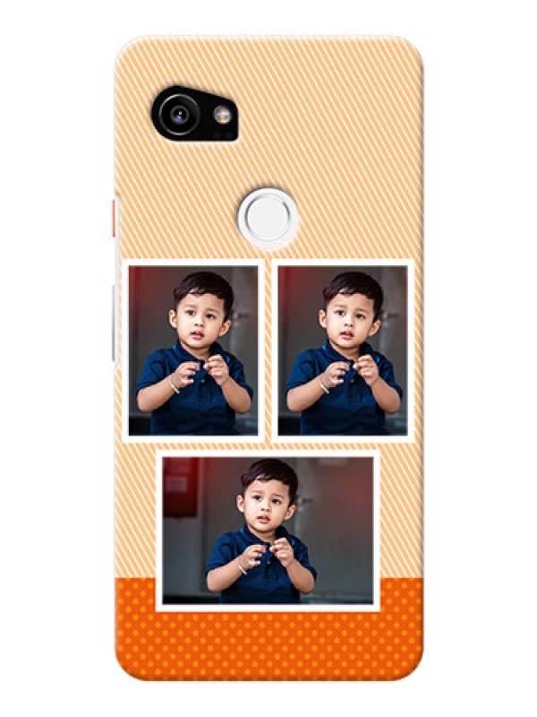 Custom Google Pixel 2 XL Mobile Back Covers: Bulk Photos Upload Design