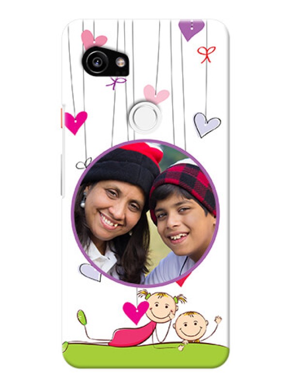 Custom Google Pixel 2 XL Mobile Cases: Cute Kids Phone Case Design