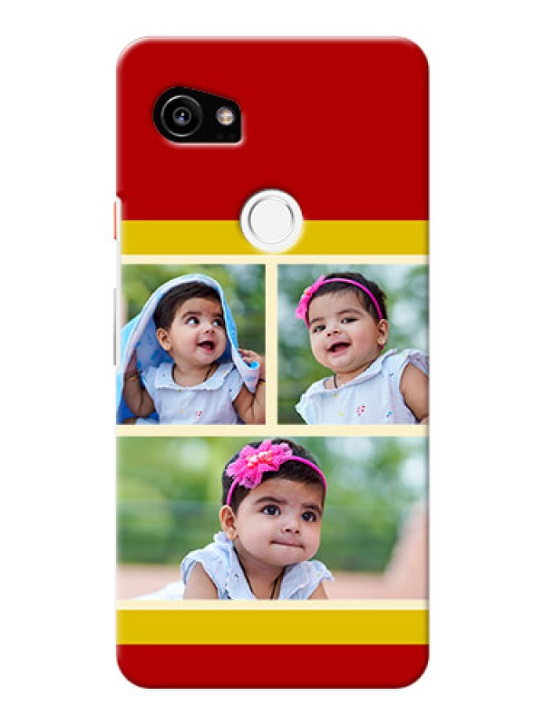 Custom Google Pixel 2 XL mobile phone cases: Multiple Pic Upload Design