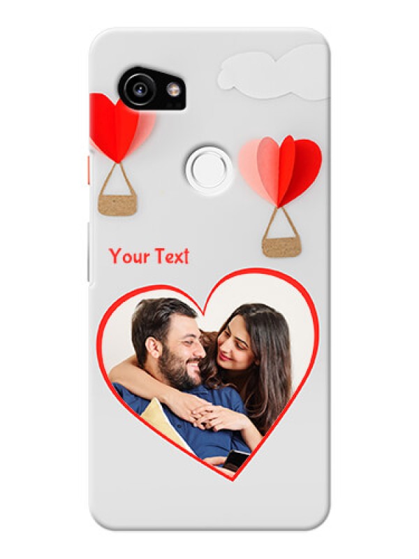 Custom Google Pixel 2 XL Phone Covers: Parachute Love Design