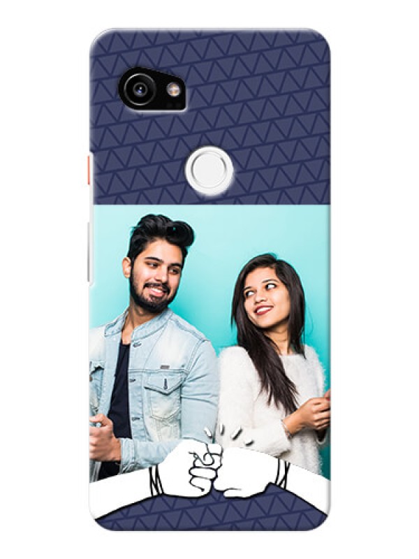 Custom Google Pixel 2 XL Mobile Covers Online with Best Friends Design  