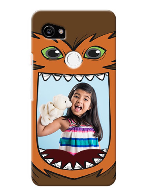Custom Google Pixel 2 XL Phone Covers: Owl Monster Back Case Design