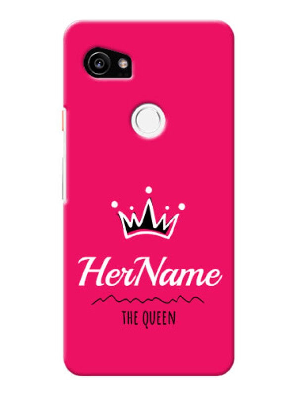 Custom Google Pixel 2 Xl Queen Phone Case with Name