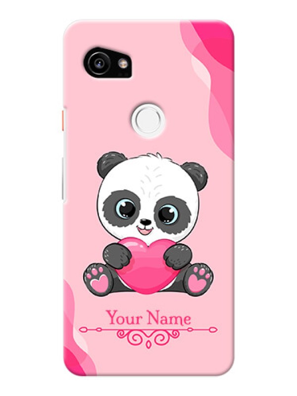 Custom Pixel 2 Xl Mobile Back Covers: Cute Panda Design