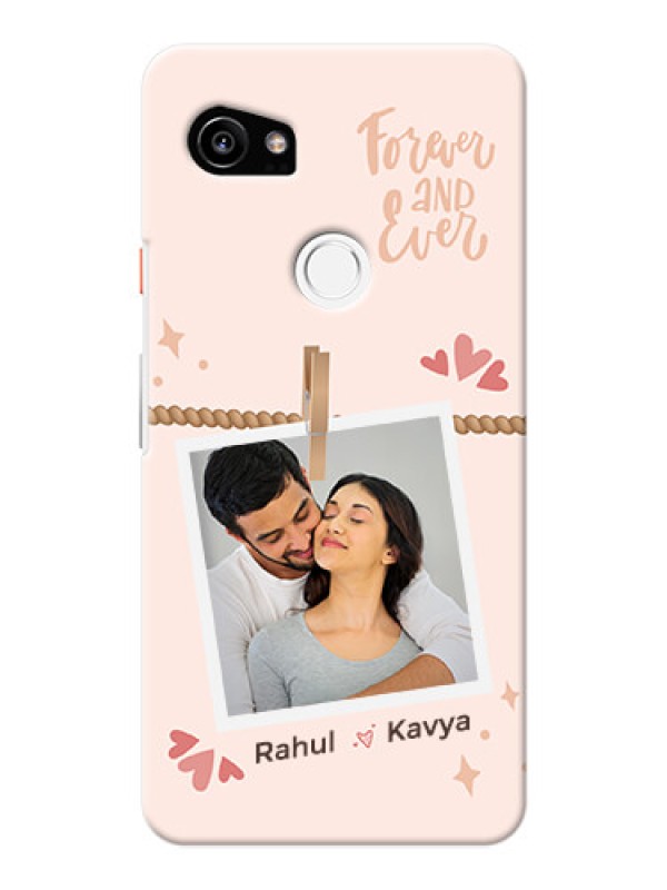 Custom Pixel 2 Xl Phone Back Covers: Forever and ever love Design