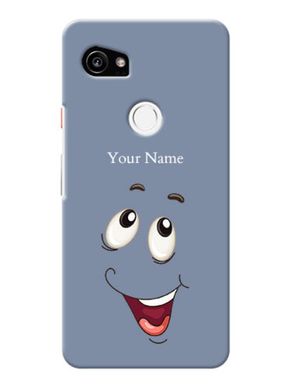 Custom Pixel 2 Xl Phone Back Covers: Laughing Cartoon Face Design