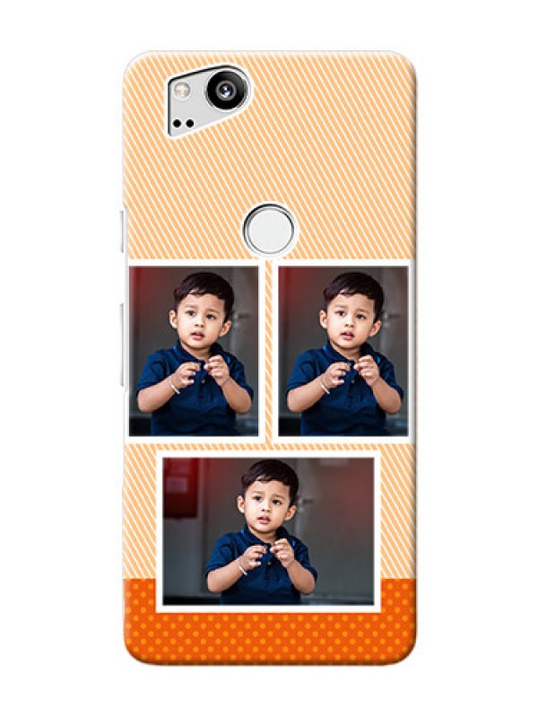 Custom Google Pixel 2 Mobile Back Covers: Bulk Photos Upload Design