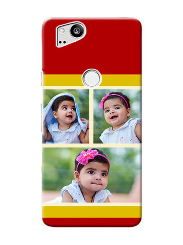 Custom Google Pixel 2 mobile phone cases: Multiple Pic Upload Design