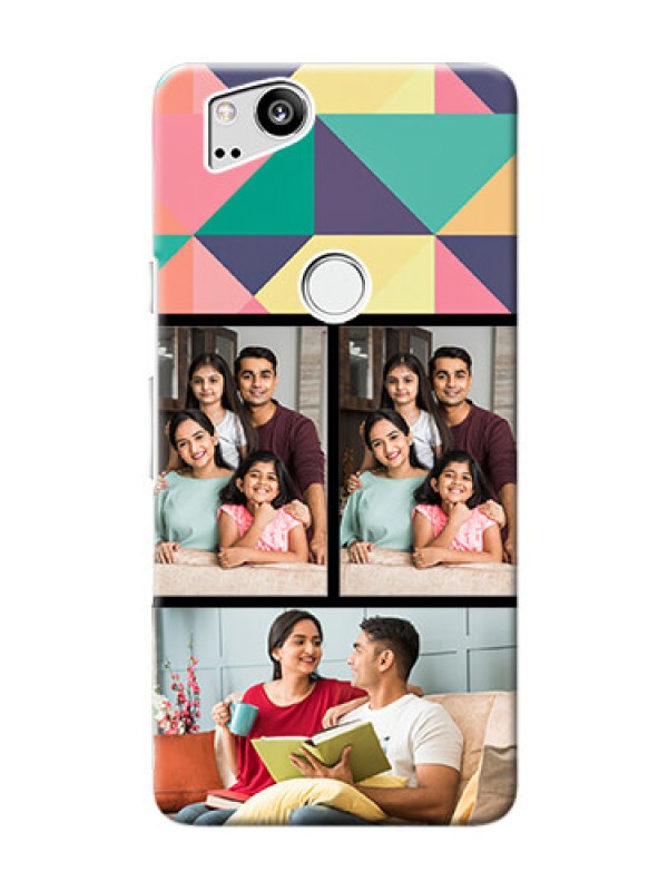 Custom Google Pixel 2 personalised phone covers: Bulk Pic Upload Design
