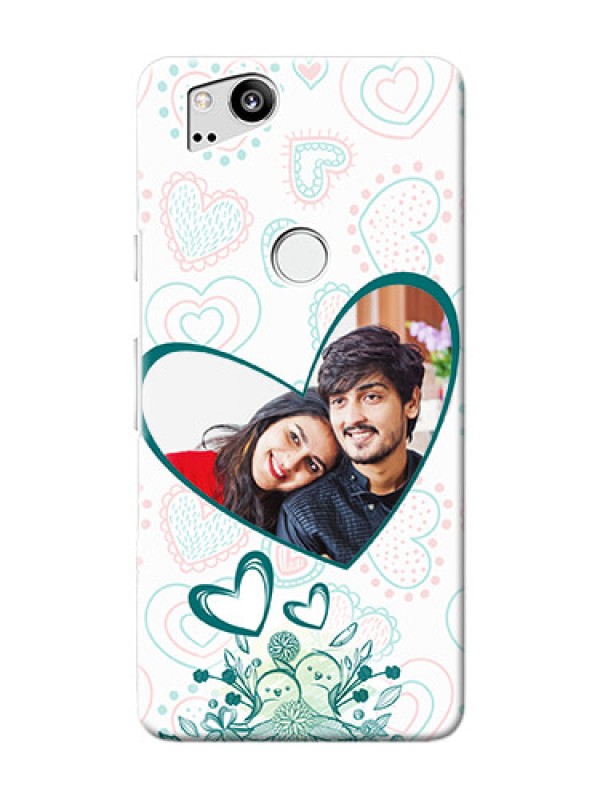 Custom Google Pixel 2 Personalized Mobile Cases: Premium Couple Design