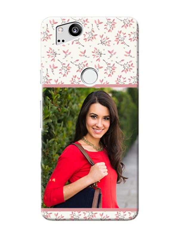Custom Google Pixel 2 Back Covers: Premium Floral Design